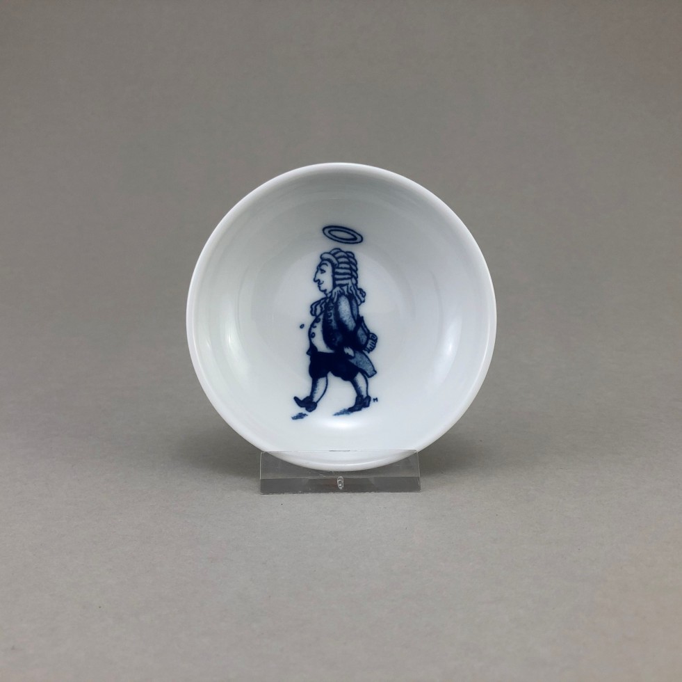 Schälchen "Bach", Egbert Herfurth, Aquatinta, ø 8 cm